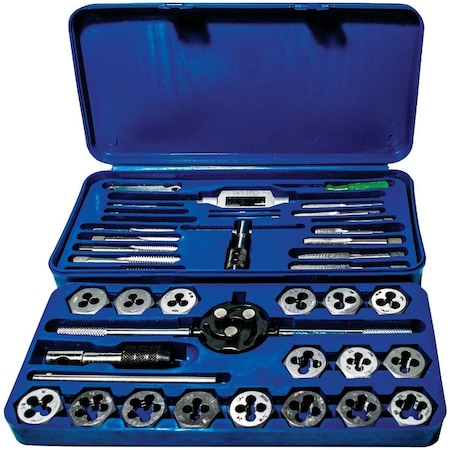 Century Drill & Tool Century Drill & Tool Tap and Die Fractional Set 40-Piece 98900